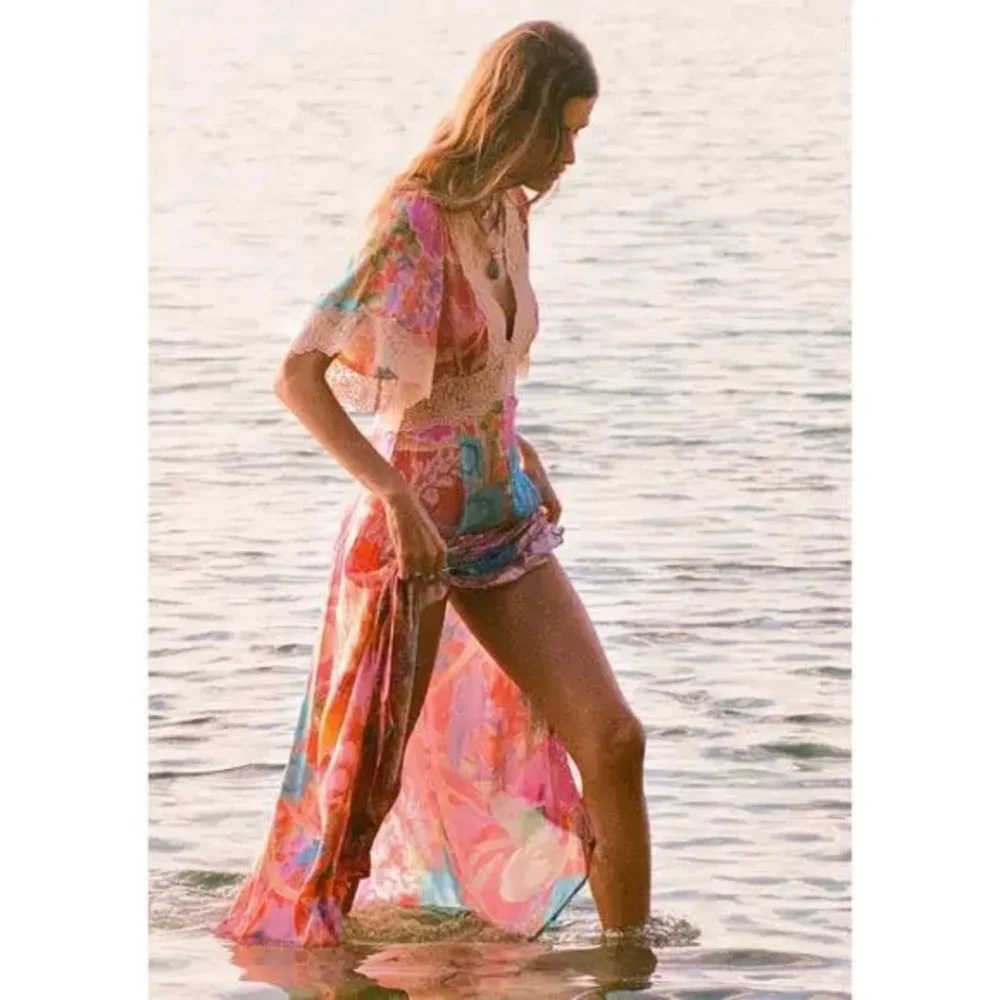 SPELL Painters Garden Lace Maxi Dress - Picture 4 of 4